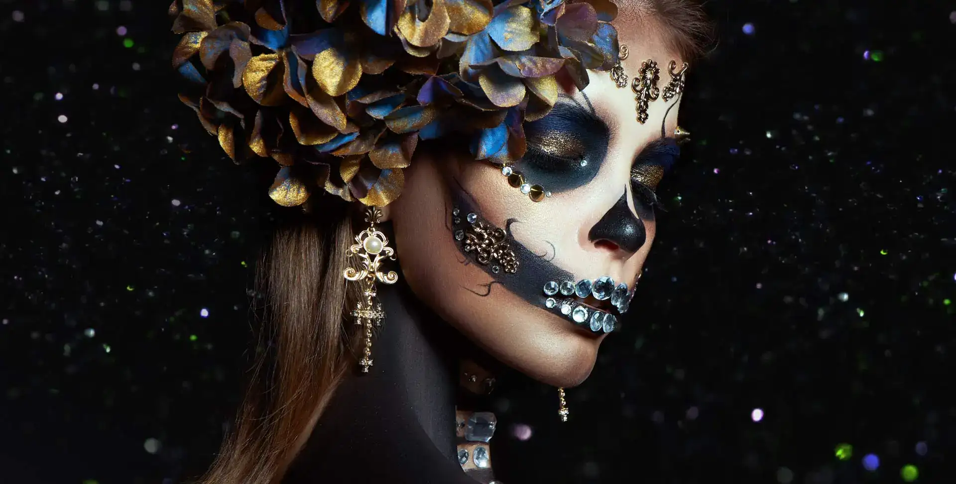 Example image as parallax background.